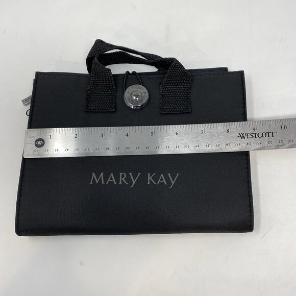Mary Kay Brush Collection Organizer Bag Set of 5 Full Size Brushes Black NEW - Picture 7 of 8